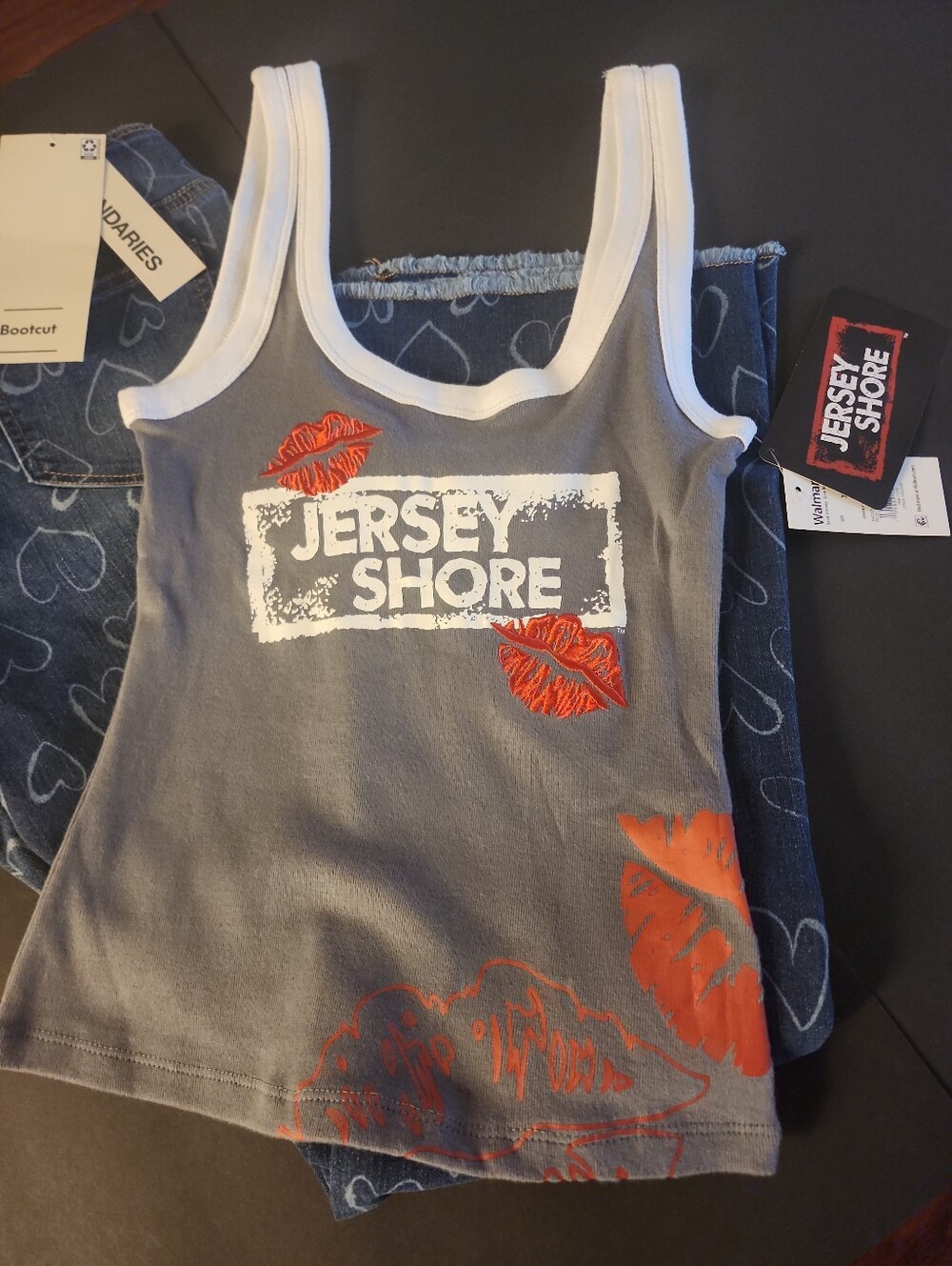 NWT Jersey Shore Tank, W-XXL, 100% Cotton Cute